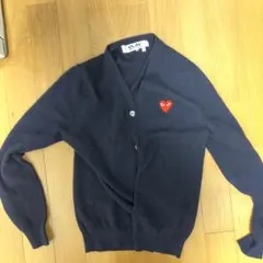 PLAY COMME des GARCONS ネイビー カーディガン Mのサムネイル