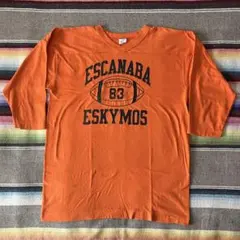 チャンピオン フットボールTシャツ トリコタグ USA ビンテージ