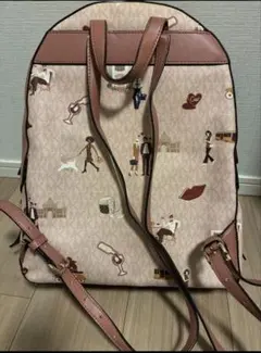 ピンク　可愛い　MICHAEL KORS リュックのサムネイル
