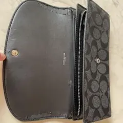 COACH 長財布 シグネチャー ブラックのサムネイル