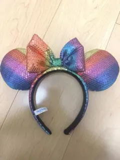 レインボー ミッキー ミニー ディズニー カチューシャ