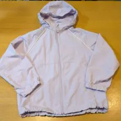 ポケッタブル フード付きジャケット 130　ユニクロ　ラベンダー　新品未使用！