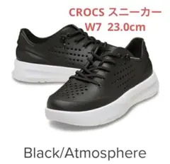 新品クロックスCROCSインモーションペイサースニーカーW7ブラック23.0cmのサムネイル