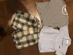 quoti use fithチェック柄シャツとショートパンツセット