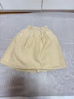 GU 110 ナチュラルスカート ストライプ