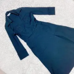 《 クランプリュス 》 レディース 長袖 ワンピース サイズ38 ブラック M