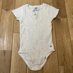 Petit Bateau オーガニックコットン ボディスーツ 18m