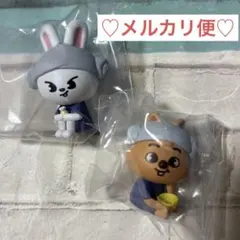 SKZOOリービット　ハンクオッカ　サウナフィギュア　スキズ　StrayKids