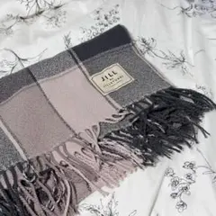 JILLSTUART マフラー ピンク グレー ブラック チェック ストールのサムネイル