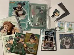 【2枚目有】忍たま 食満留三郎 グッズセット アクスタ 缶バッジ キーホルダー