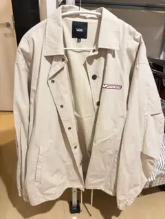 vans ナイロンジャケット　コーチジャケット　両面プリント