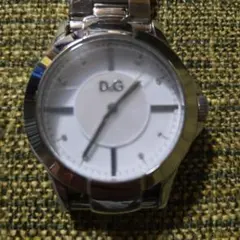D&G メンズ 腕時計 シルバーカラー