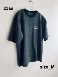ENNOY S/S Border T-Shirt BLACK×WHITE M