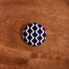 こぎん刺し ブローチ No.639