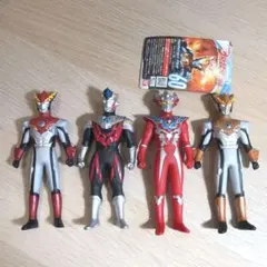 ウルトラヒーローシリーズ ウルトラマンタイガ ウルトラマンタイタス ソフビ 人形のサムネイル
