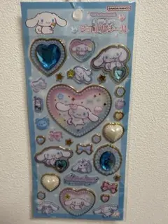 正規品　サンリオ　シナモンキラキラジュエルシール　サンスター文具