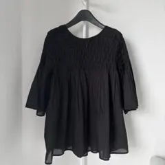 Hug O War ハグオーワー ピンタック レース ブラウス チュニック