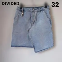 [新品♡未使用] DIVIDED アシンメトリック デニム ミニスカート 32