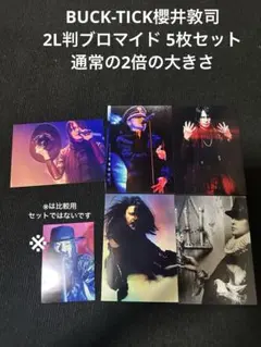 BUCK-TICK 櫻井敦司 2L判ブロマイド 5枚セット ④ - メルカリ