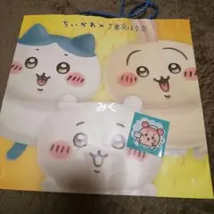 東京ばな奈 ちいかわ ステッカー 紙袋
