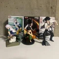 HUNTER×HUNTER フィギュア3点セット　ゴン　キルア　クロロ