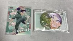 【潮江文次郎】忍たま 彩光キラキラ缶バッジ