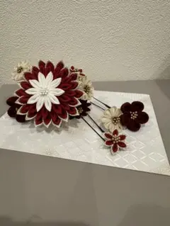 髪飾り　3点セット