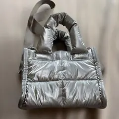 キルティング ショルダーバッグ シルバーのサムネイル