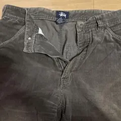 Stussy コーデュロイ ワークパンツ グレーのサムネイル