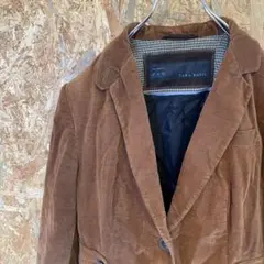 AE9299 ZARA BASIC テーラードジャケット キャメル レディースのサムネイル