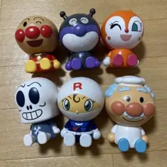 それいけ！アンパンマン おっきなアンパンマンマスコット6体セット