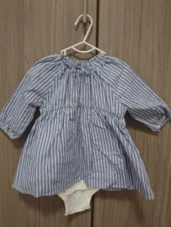 プティマイン ロンパース 80