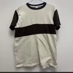 collegiate pacificブラウンとベージュのTシャツ
