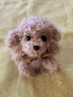 トイプー　アプリコット　羊毛フェルト