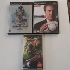 ゲームソフト3個まとめ売り　PlayStation、psp