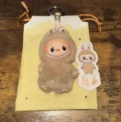 【B】LABUBU PIN FOR LOVE ぬいぐるみペンダント　ラブブ