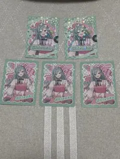 メロパレ　プロセカ　日野森雫　トレーディングカードC ノーマル3枚　レア2枚