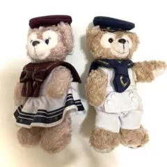 東京ディズニーシー ダッフィー シェリーメイ　2012 ぬいぐるみバッチ