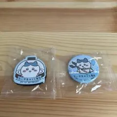 くら寿司✖️ちいかわグッズ　缶バッチ&マグネットハチワレセット