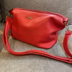 remi&reid レミ&レイド ショルダーバッグ　赤 レッド フェイクレザー