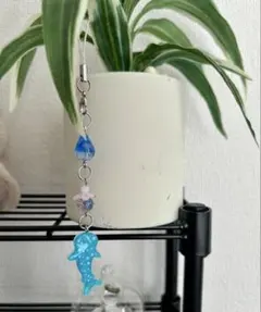 ジンベイザメの3連ストラップ チャーム