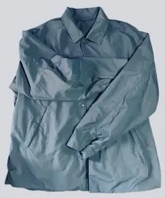 無印良品 撥水 保温 コーチジャケット Ｍ スモーキー ブルー