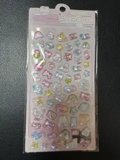 3Dレリーフクリスタルシール（ピンク）