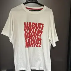 MARVEL ロゴプリント Tシャツ ホワイト