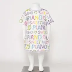 メゾピアノ 裏毛ワンピース