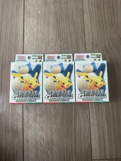 スタートデッキジェネレーションズ ピカチュウex カビゴンex 4箱 新品