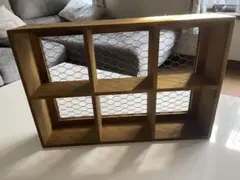 木製オープンシェルフ 6コンパートメント 東京インテリア