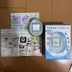 たまごっち TAMAGOTCHI 4U Blue ブルー 取扱説明書付き - メルカリ