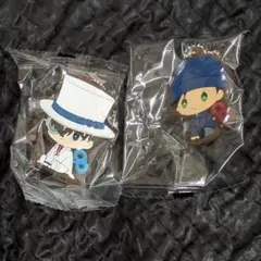 怪盗キッド 赤井秀一 名探偵コナン ぺたっとねじまき ラバーキーホルダー ガチャ