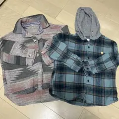 長袖シャツ・ブラウス 2点セット